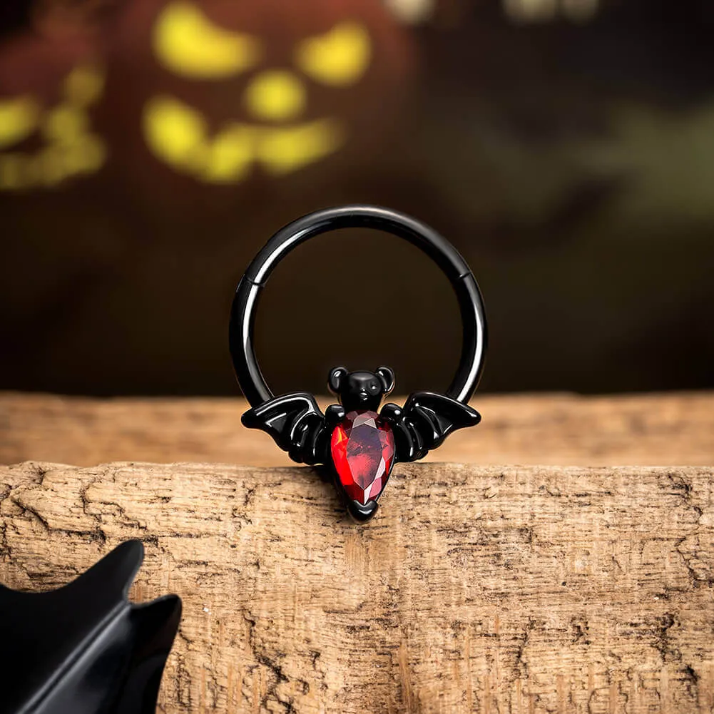 16G Cute Spooky Bat Septum Piercing Jewelry