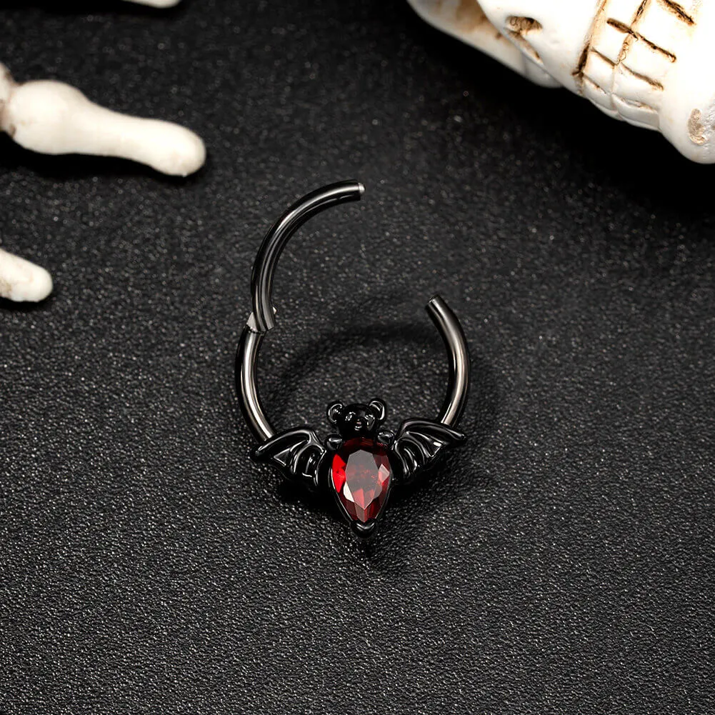 16G Cute Spooky Bat Septum Piercing Jewelry