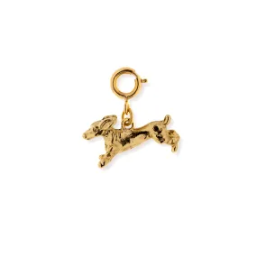 1928 Jewelry&reg; 14K Gold Dipped Dachshund Dog Charm