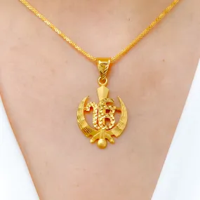 22k Khanda Pendant