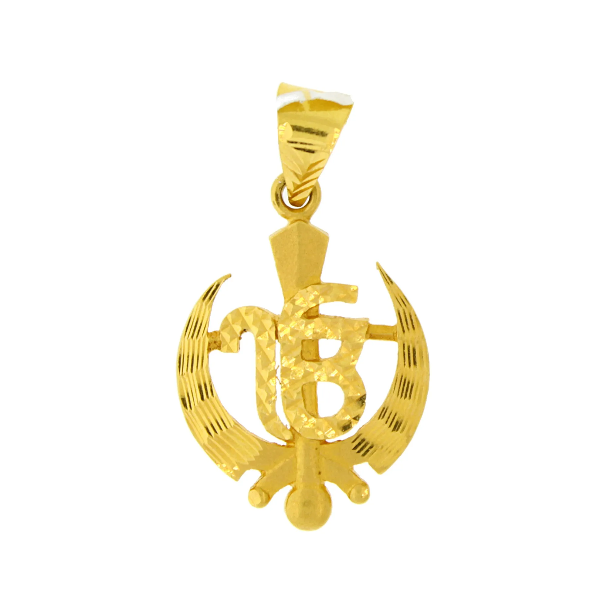 22k Khanda Pendant