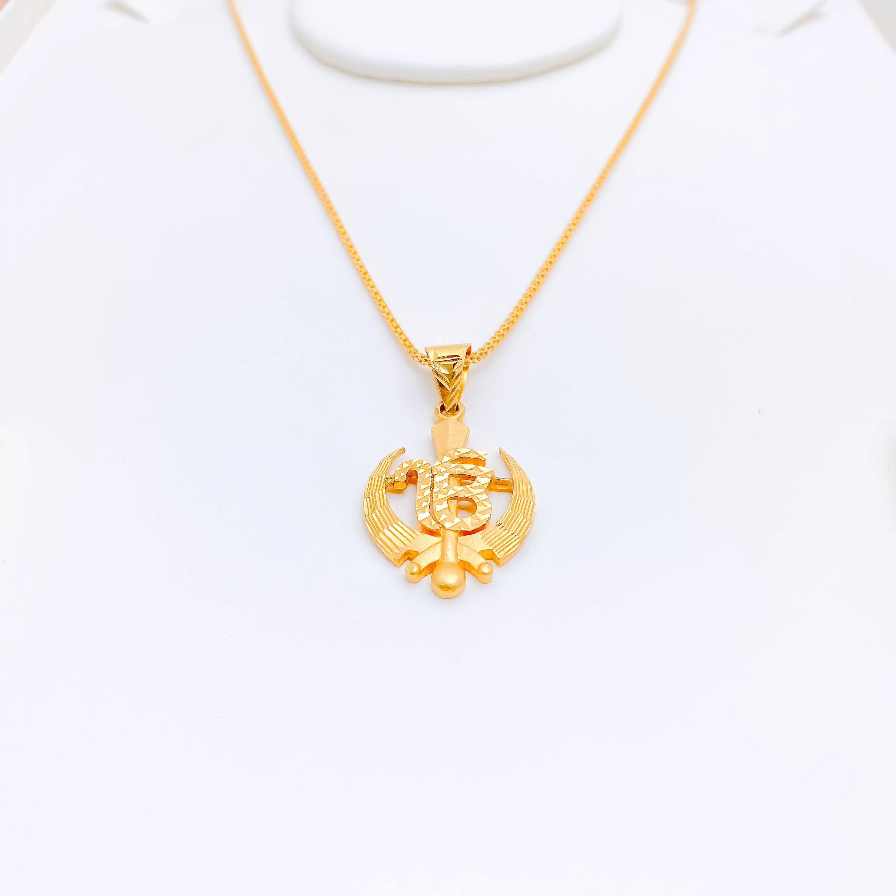 22k Khanda Pendant