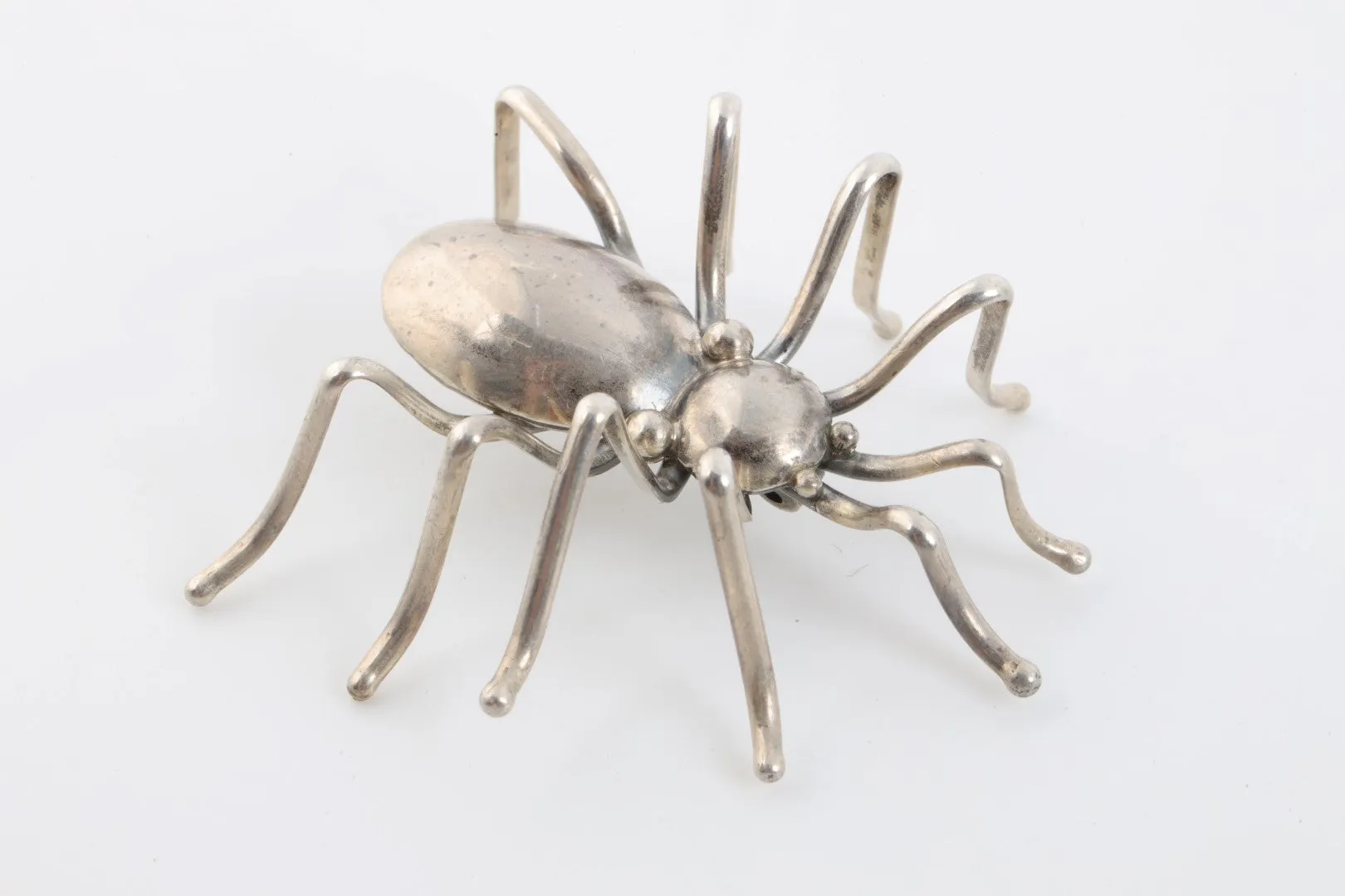 925 Silver Spider Brooch (7.34g.)