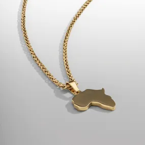 Africa Pendant (Gold)