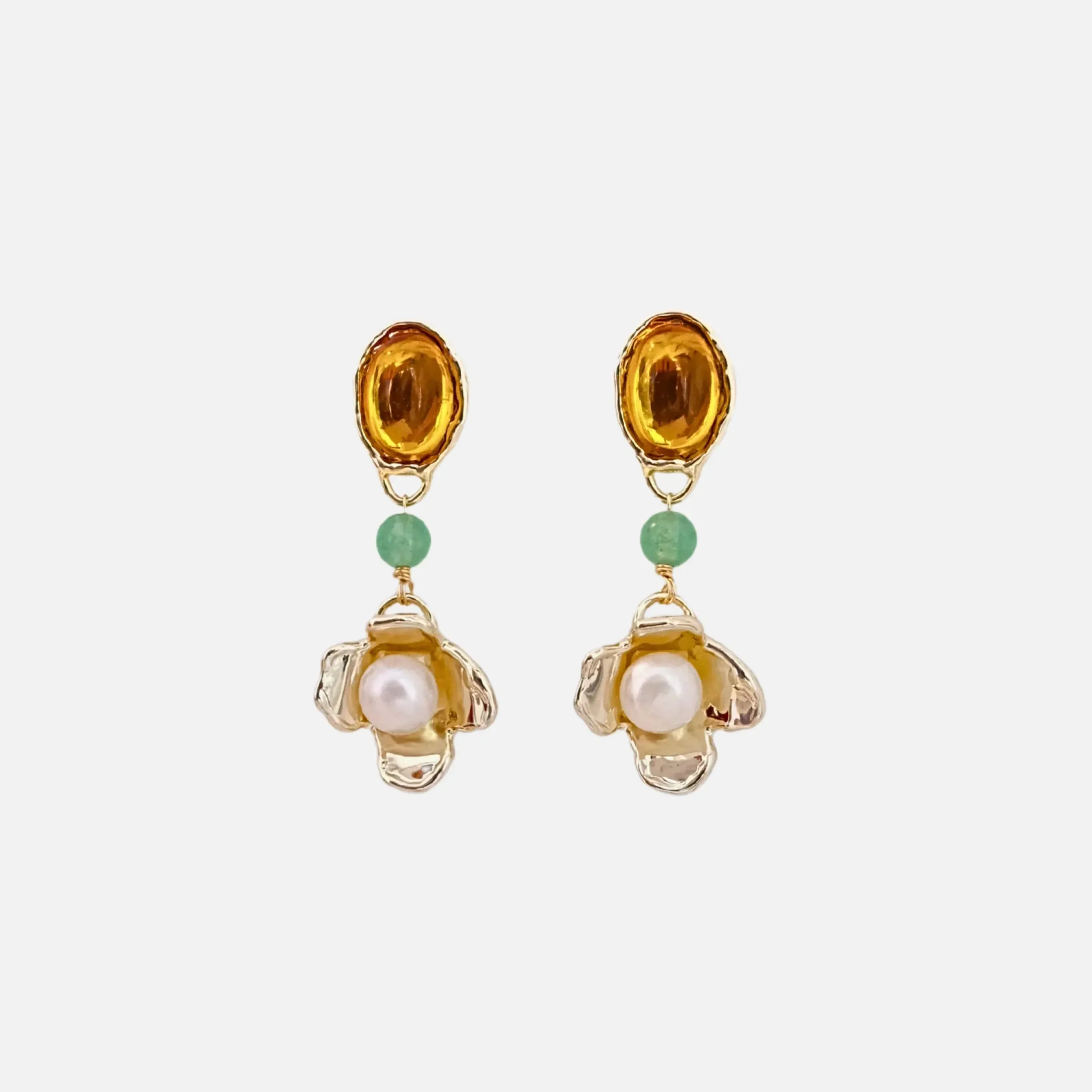 Amber Earrings