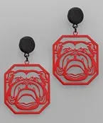 Best Bulldog Earrings