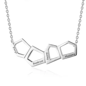 Best Friend Jewelry Geometry Shape Personalized