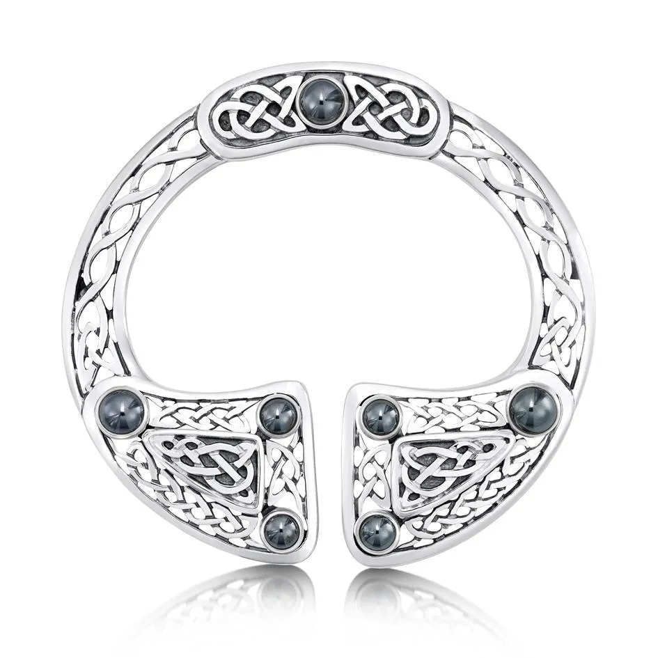 Celtic Brooch - SBX15-SIL