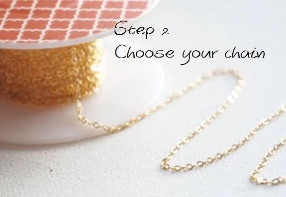 Choose Your Own Charm and Chain Personalized Handmade Necklace - Custom Necklace