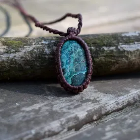 Chrysocolla Pendant