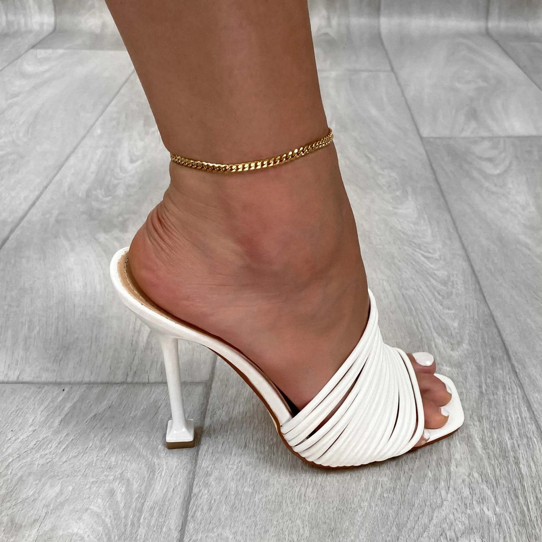 Classic Cuban Anklet Gold