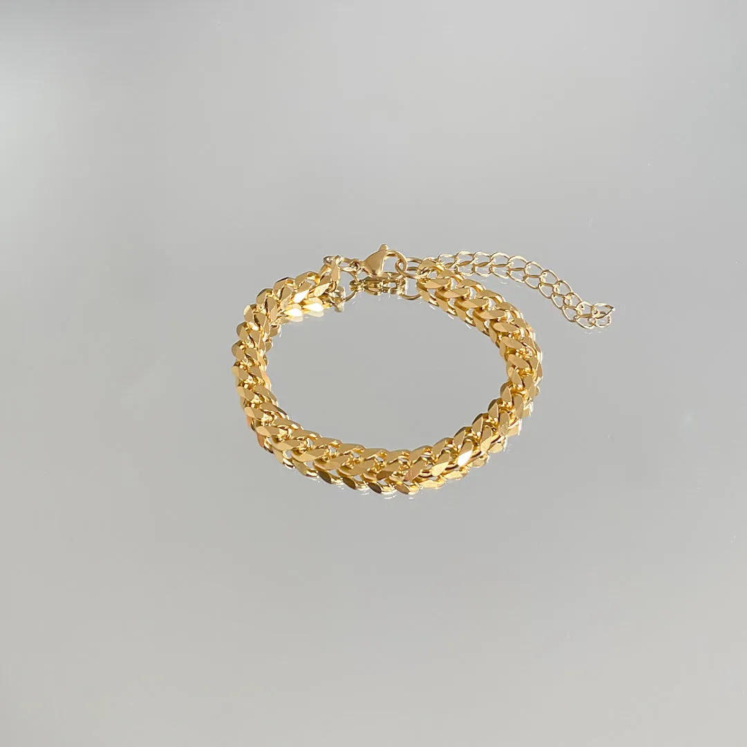 Classic Cuban Anklet Gold