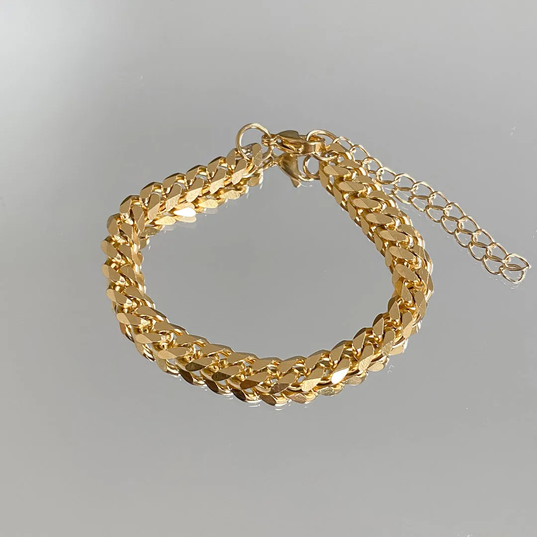 Classic Cuban Anklet Gold