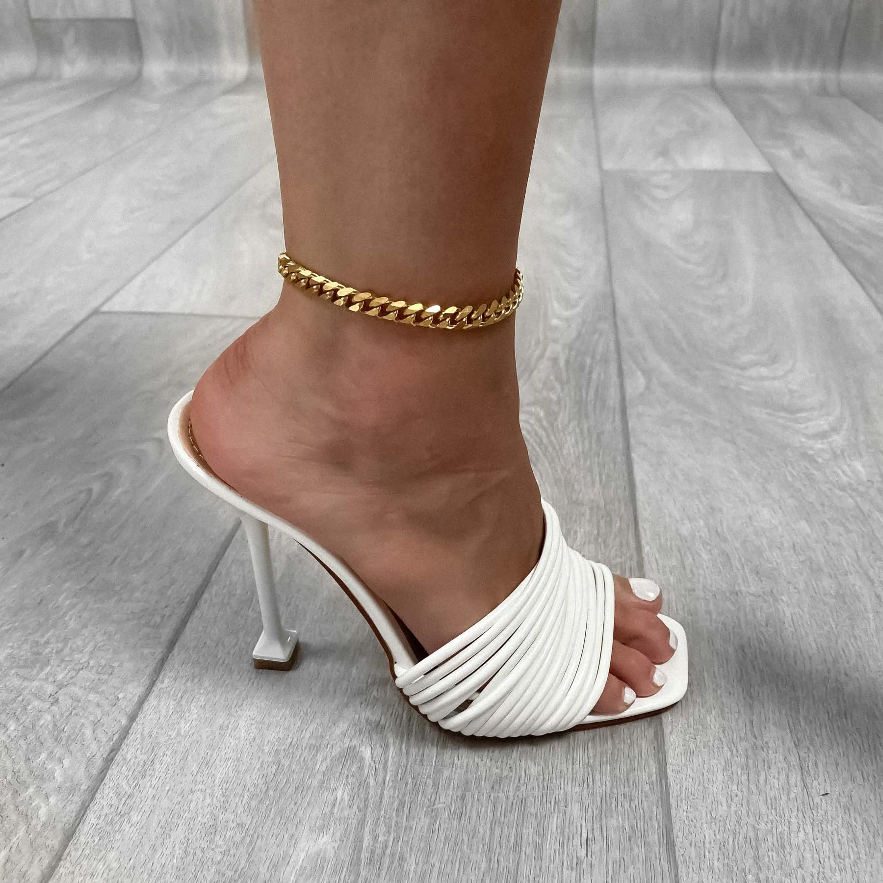 Classic Cuban Anklet Gold