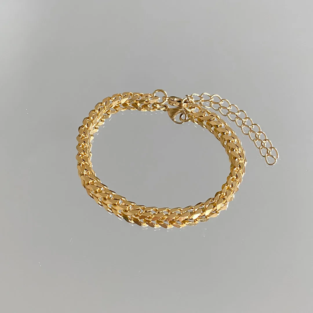 Classic Cuban Anklet Gold