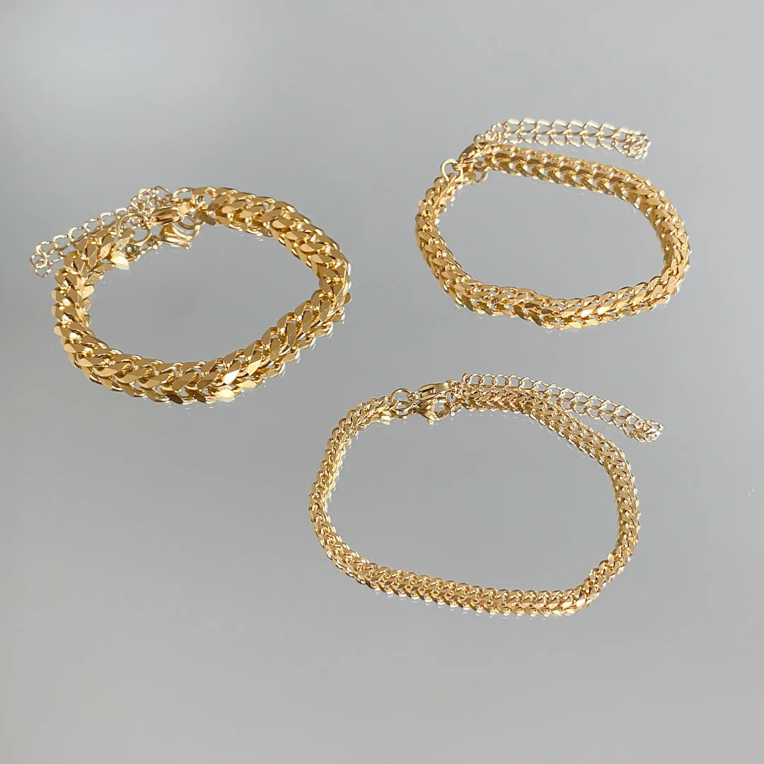 Classic Cuban Anklet Gold