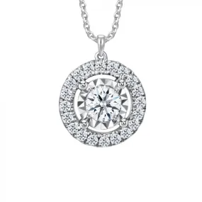 Classic Round Diamond Pendant