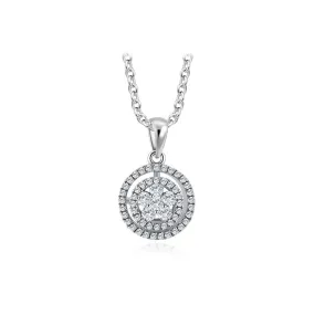 Clustered Diamond Pendant