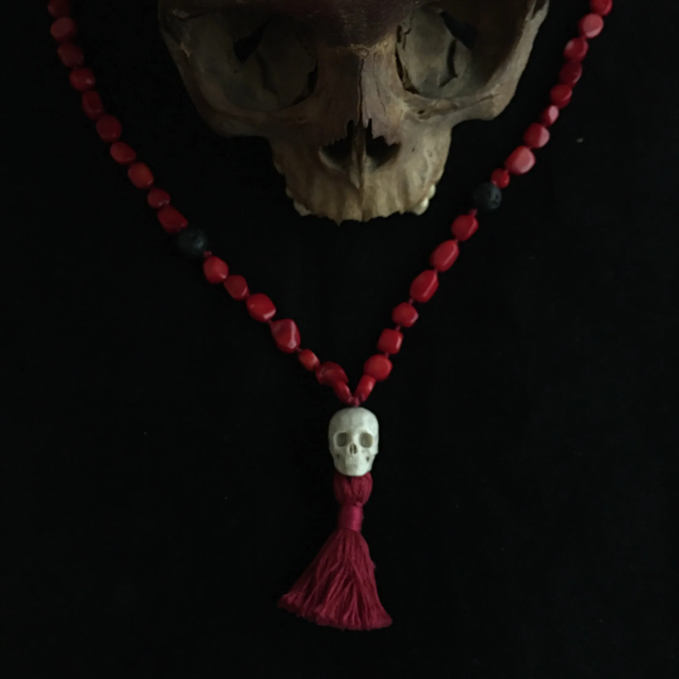 Coral Mala Necklace