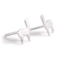 Cute Alpaca Silver Jewelry Earrings