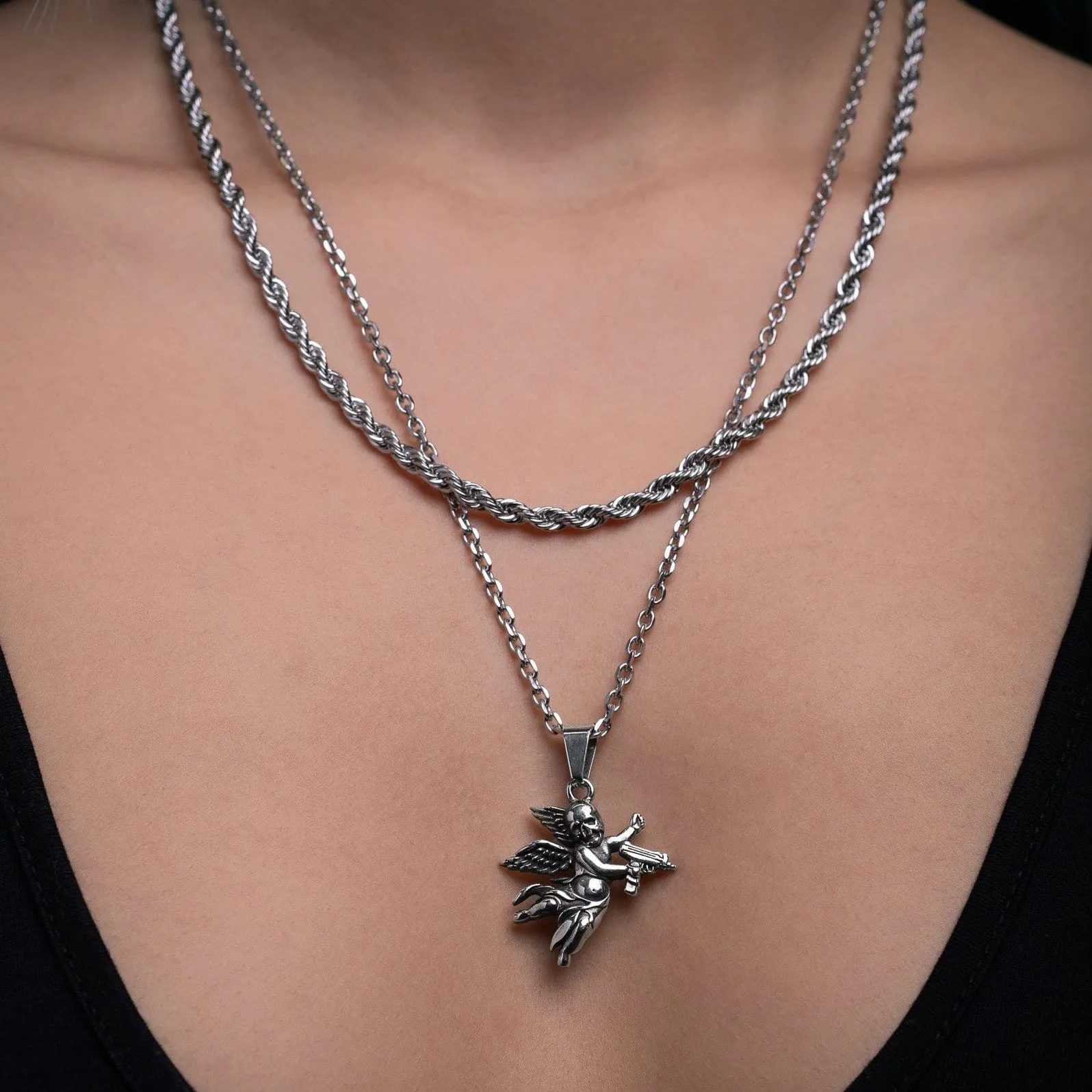 Death's Cupid Pendant