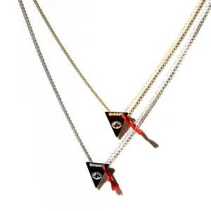 Evil Eye Triangle Necklace