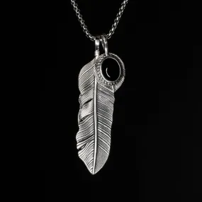 Feather Pendant - WINDSWEPT