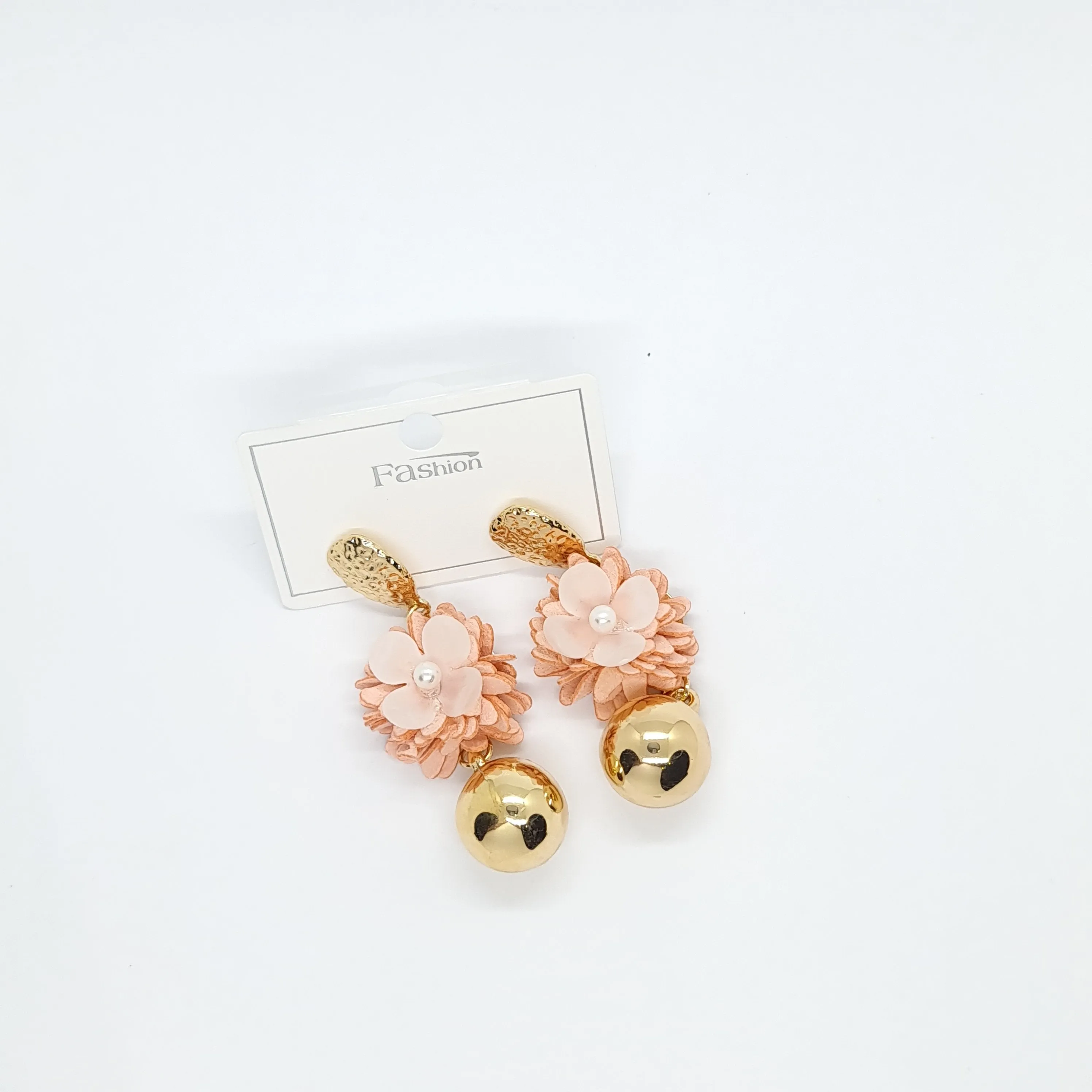 Flower Ball Earrings