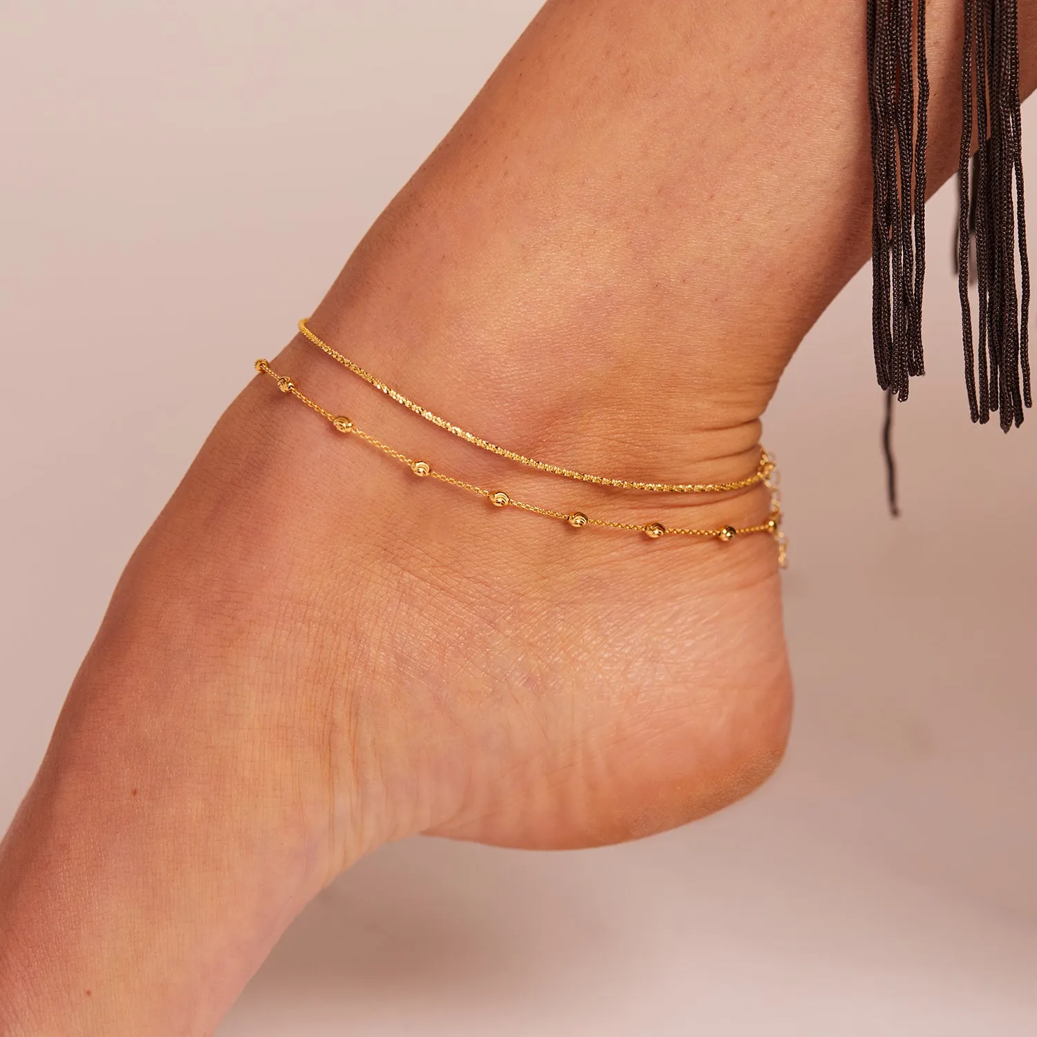 Glimmer Chain Anklet