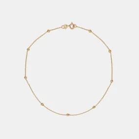 Gold Station Anklet