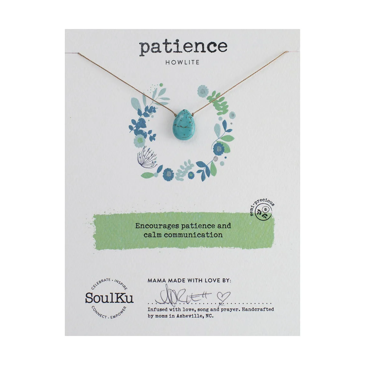 Howlite Patience Necklace