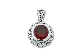 Imuna Pendant- Garnet