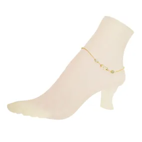 Elegant Infinity Jade Anklet for Optimal Style and Grace