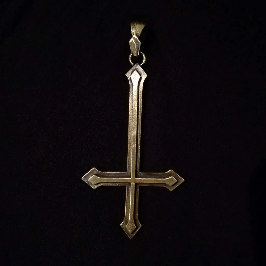 Inverted Cross Pendant - Medium