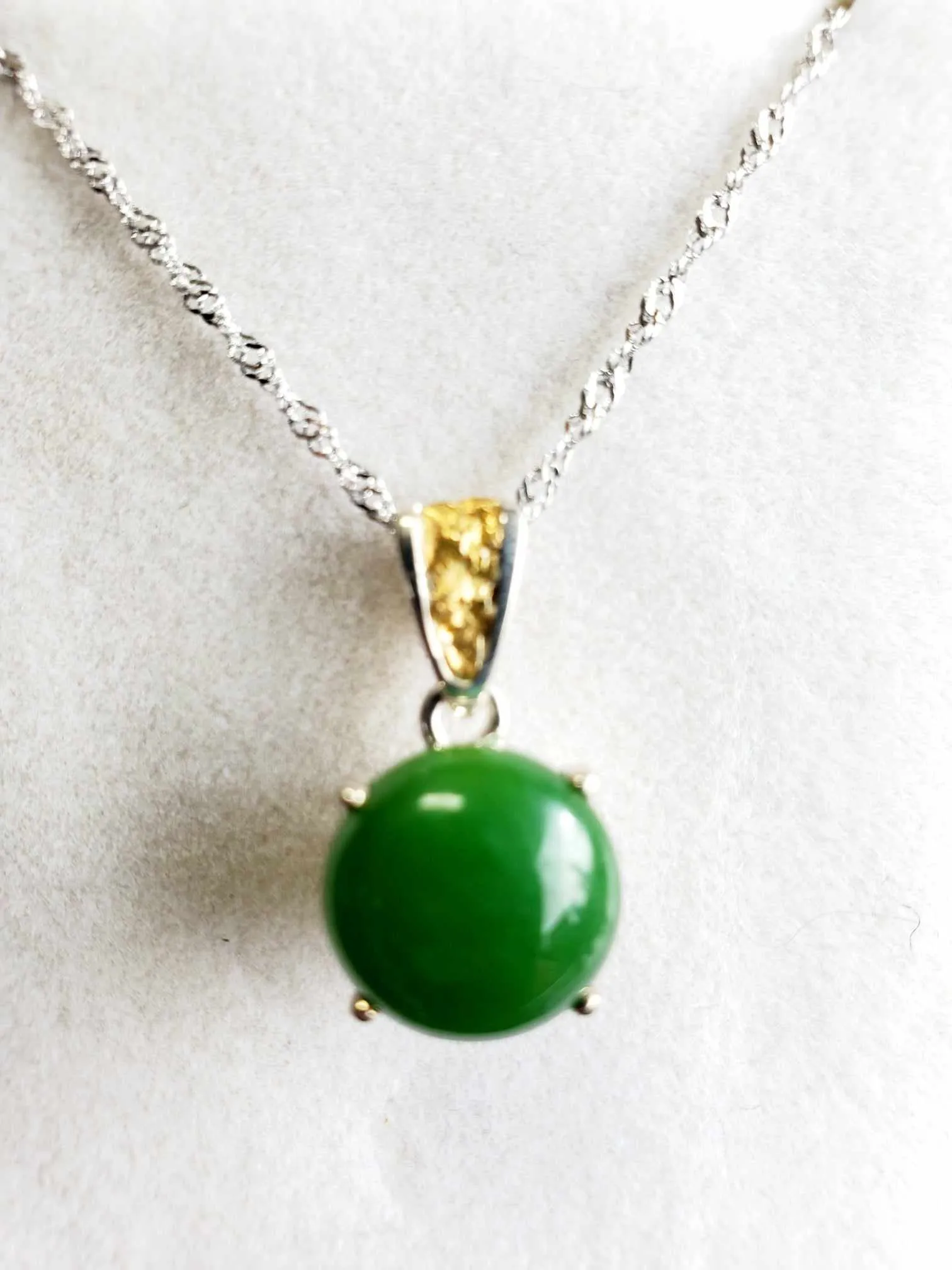 Jade and Gold Nugget Jewelry