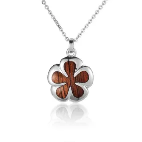 Koa Wood Blossom Pendant