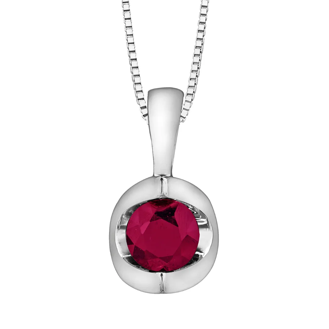 Luna Pendant - Ruby