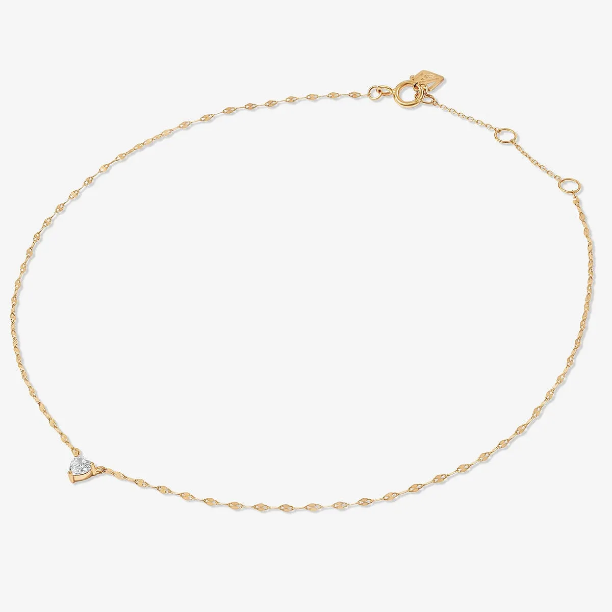 Mahavir heart anklet