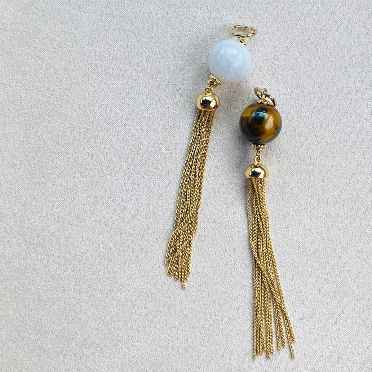 Moonstone Tassel Pendant