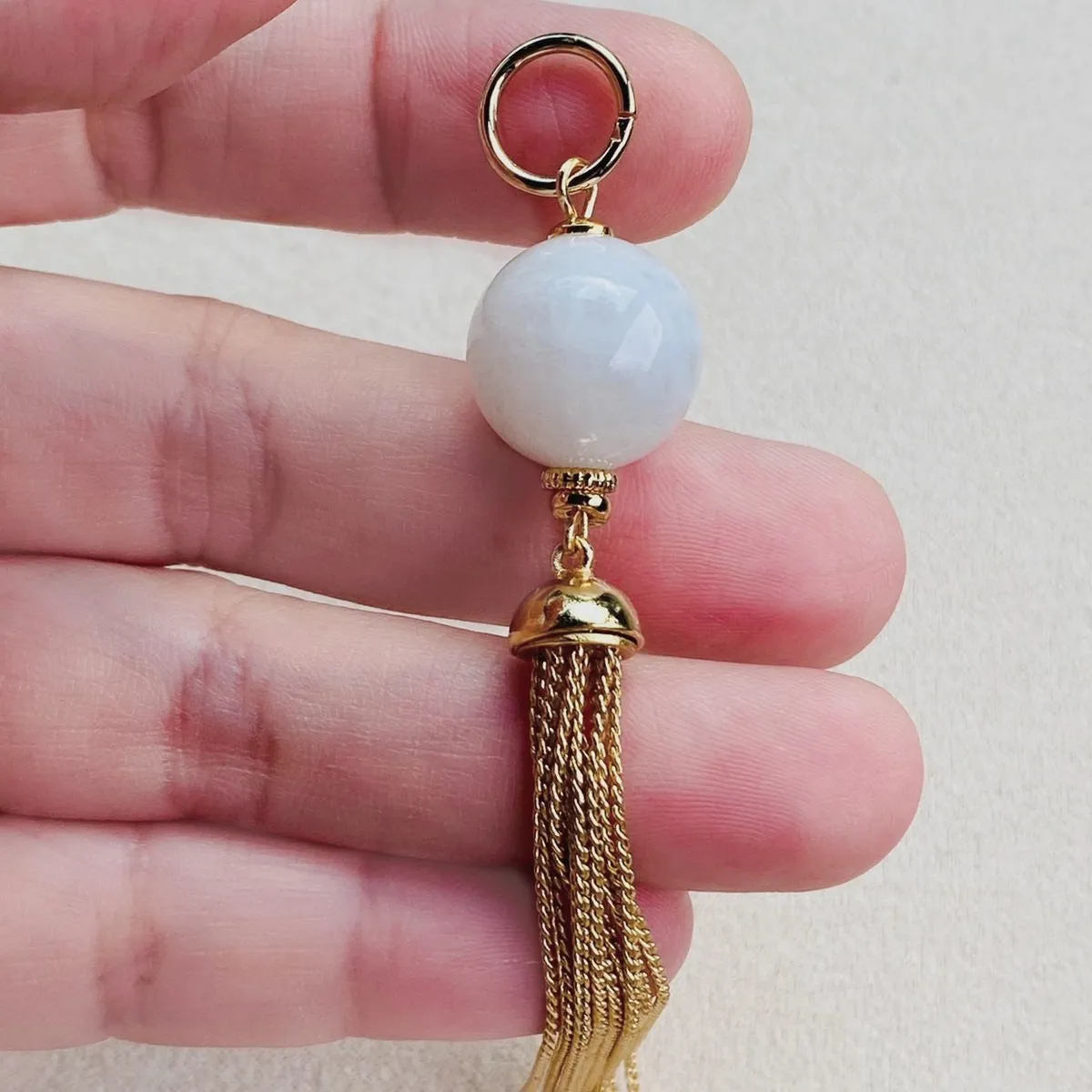 Moonstone Tassel Pendant