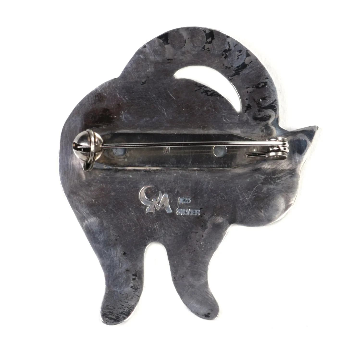 MUNQA CATASS BROOCH STERLING SILVER