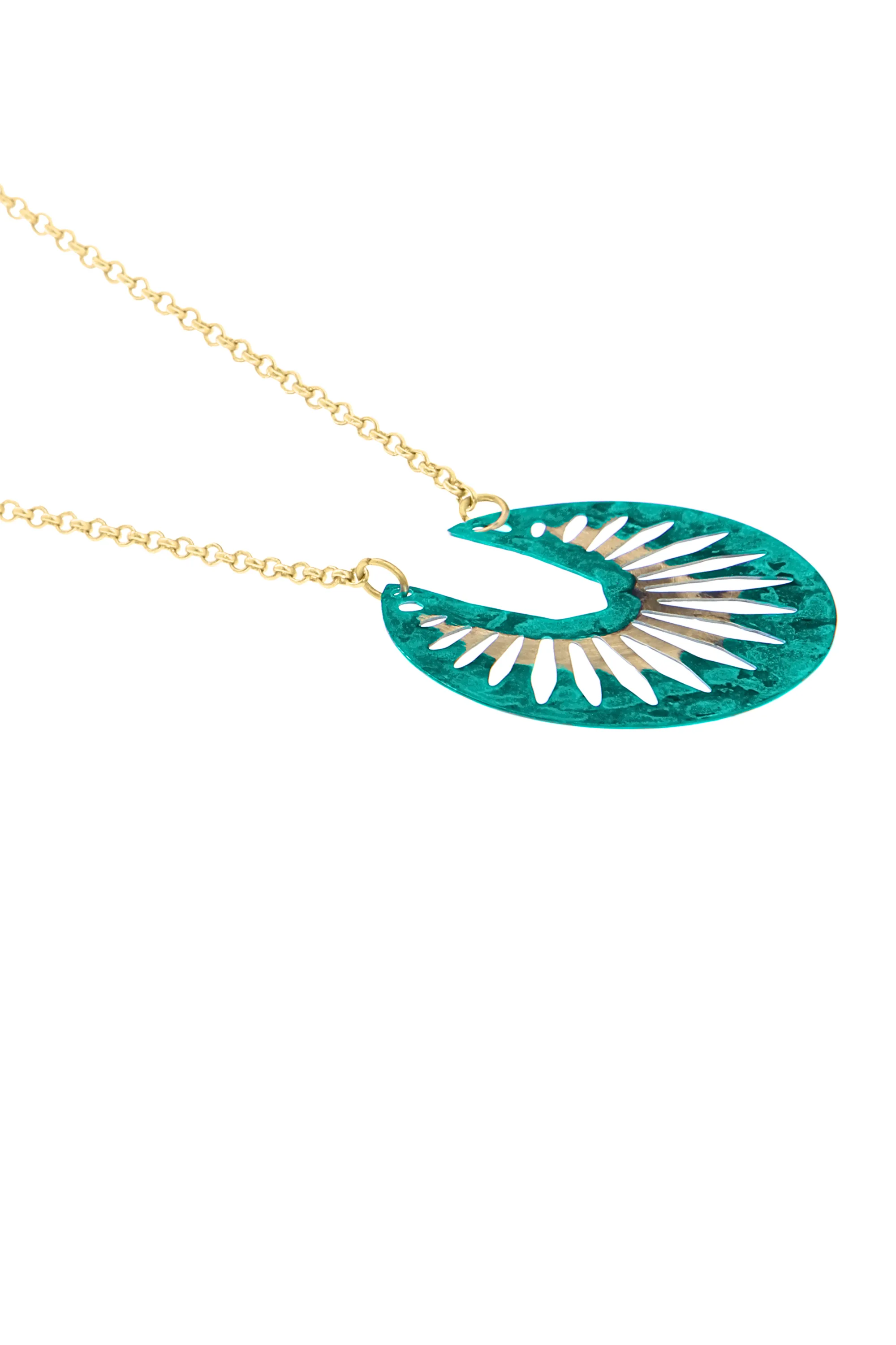 Naazia Necklace, green