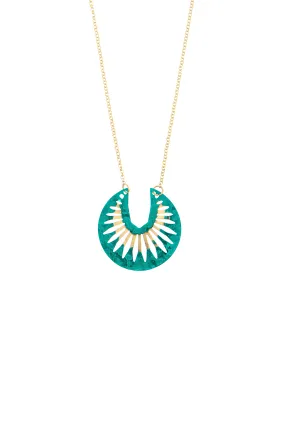 Naazia Necklace, green