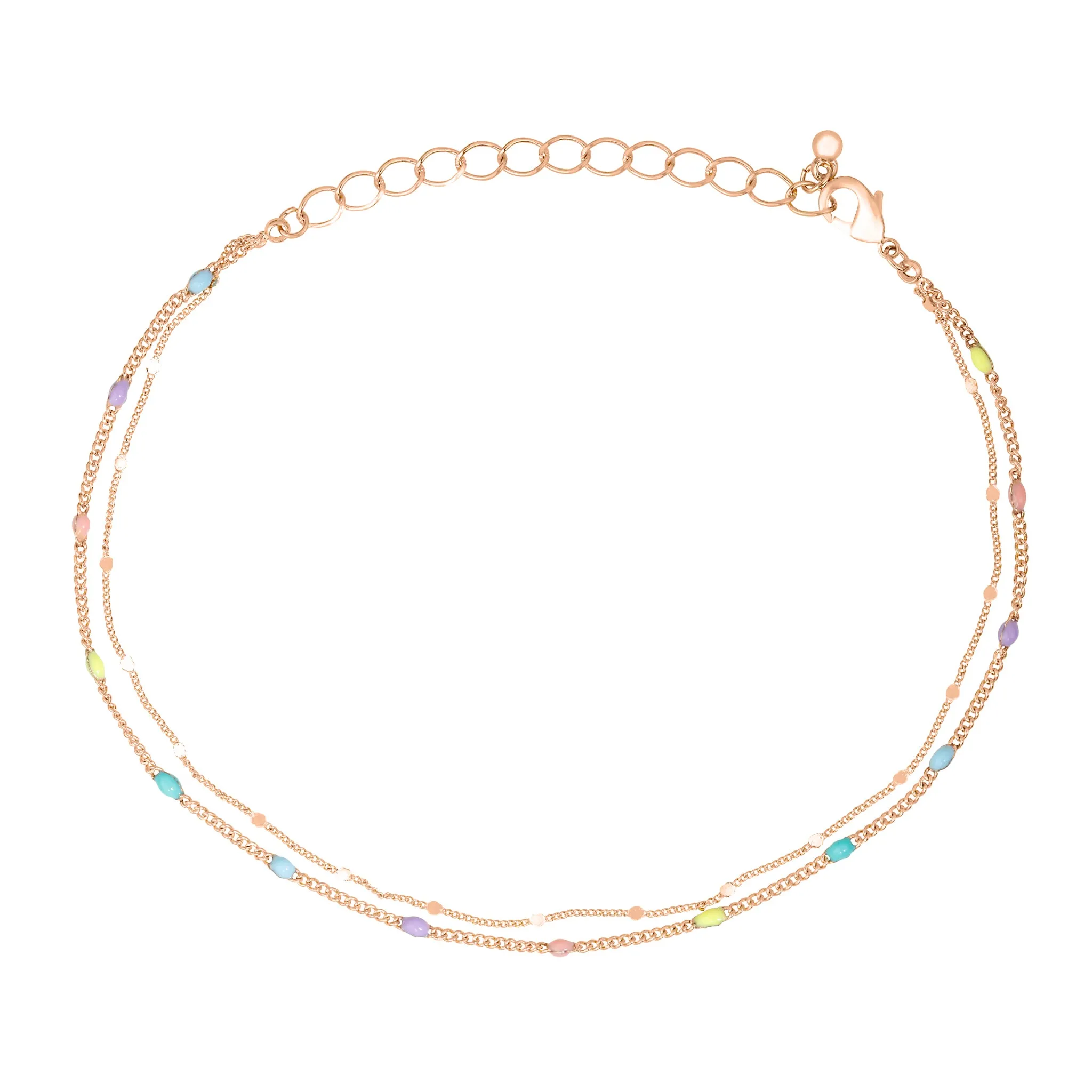 Vibrant Neon Sorbet Anklet