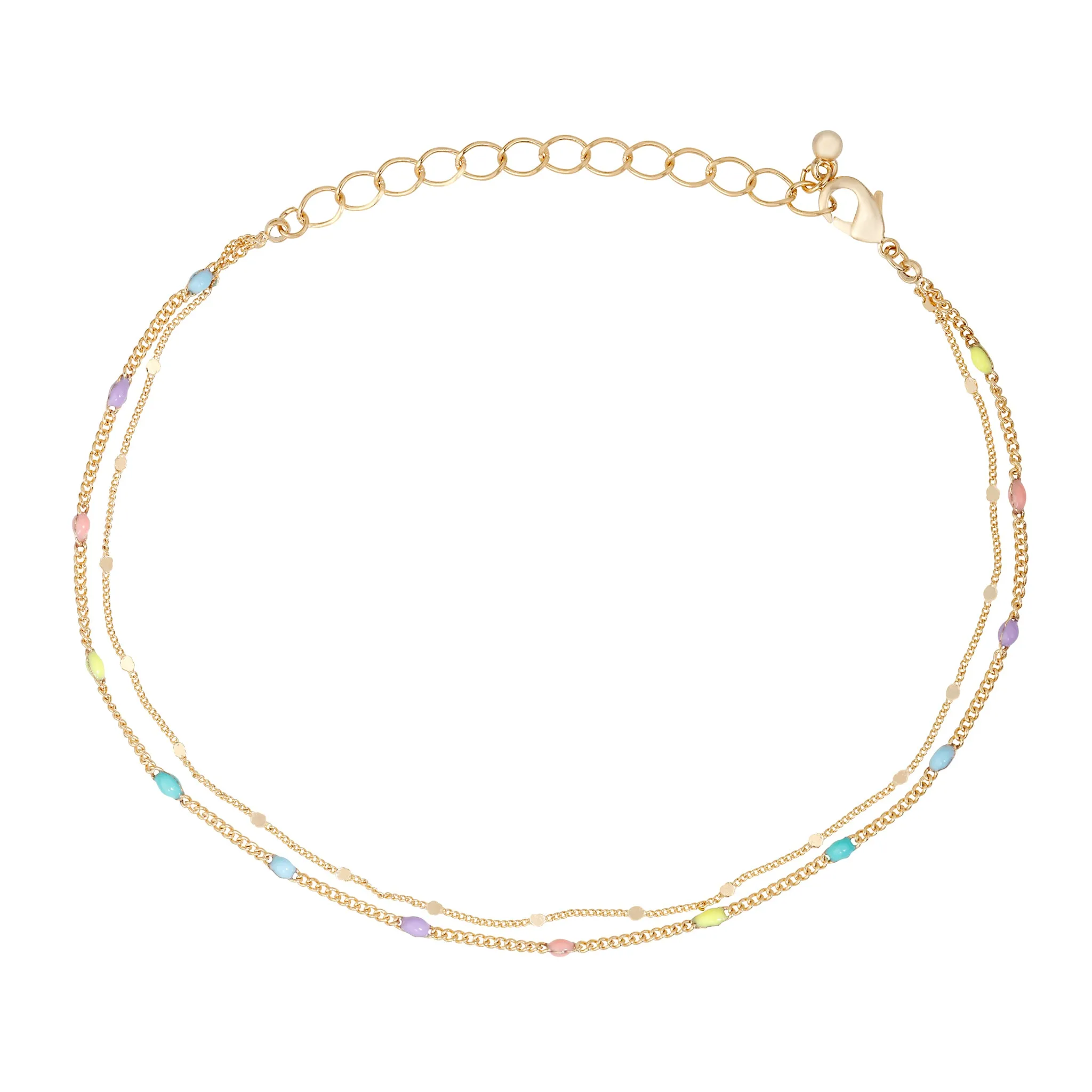 Vibrant Neon Sorbet Anklet