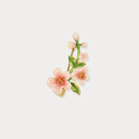 Peach Blossom Brooch