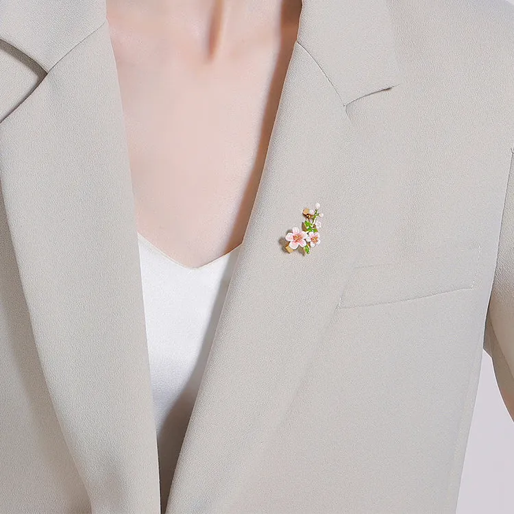 Peach Blossom Brooch