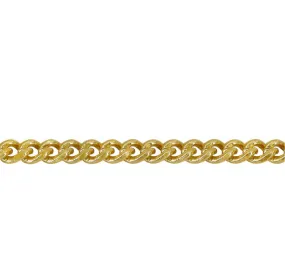 Real silver gold filled anklet