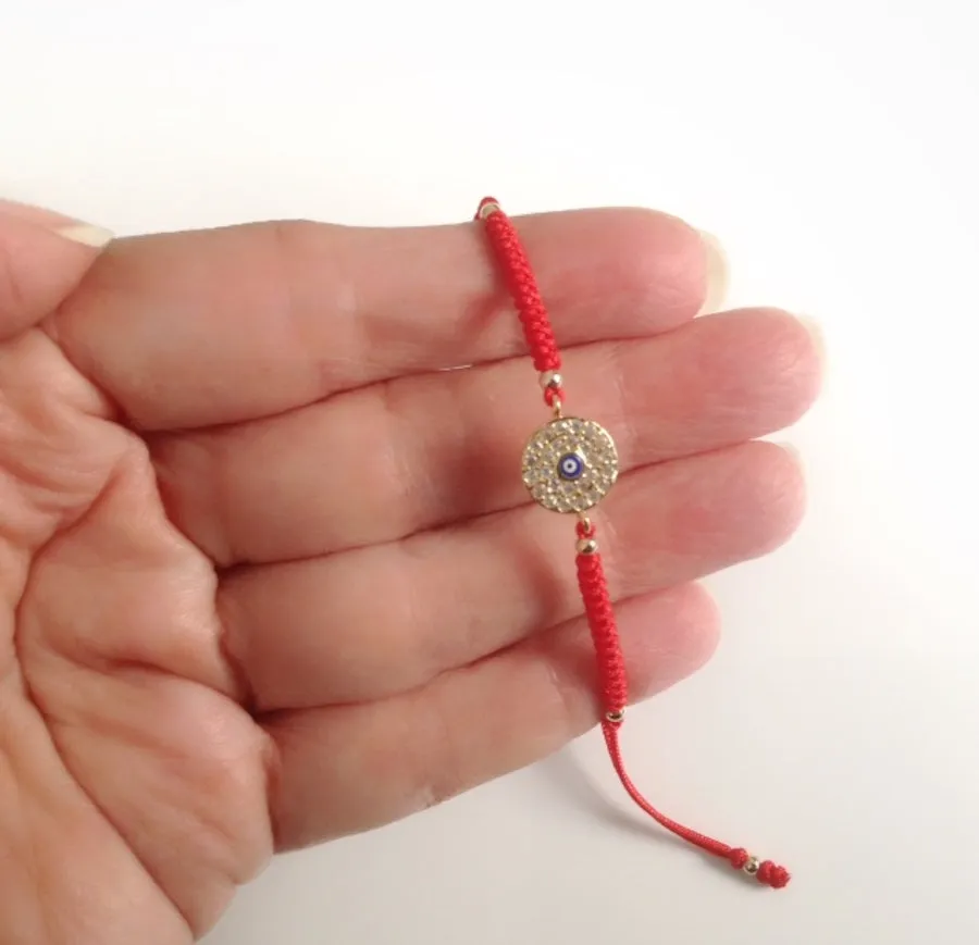 Red String Evil Eye Bracelet Kabbalah Jewelry