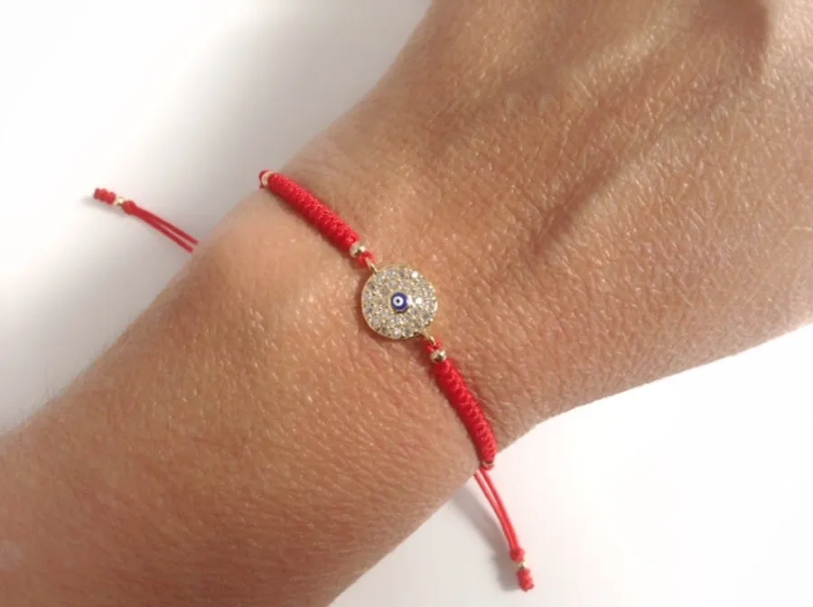 Red String Evil Eye Bracelet Kabbalah Jewelry